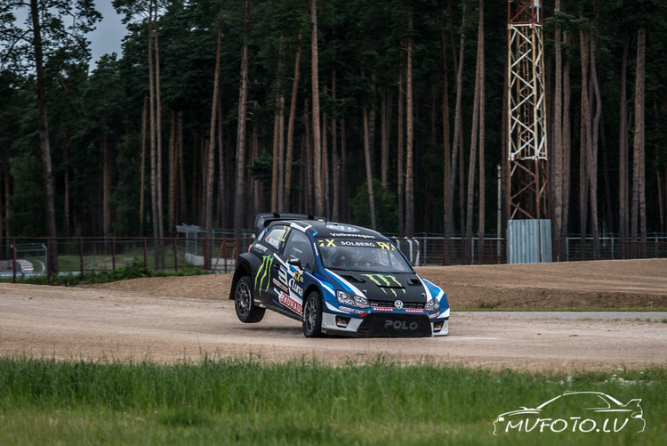 Neste World RX of Latvia oficiālie treniņi Biķernieku trasē 