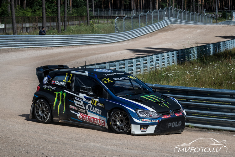 Neste World RX of Latvia oficiālie treniņi Biķernieku trasē 