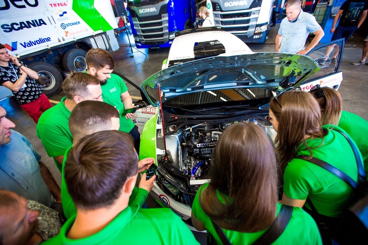 Žala un Mālnieks prezentē 'Škoda Fabia R5'