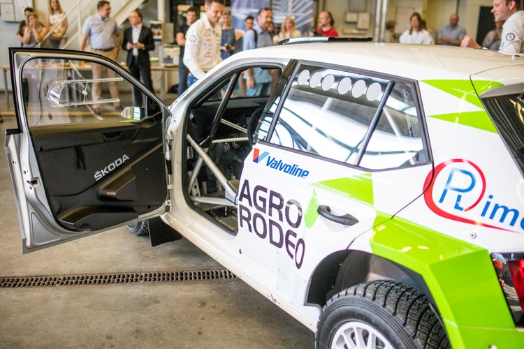 Žala un Mālnieks prezentē 'Škoda Fabia R5'