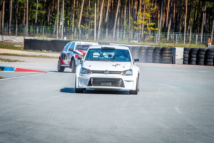 Rallijkrosa testi Biķerniekos