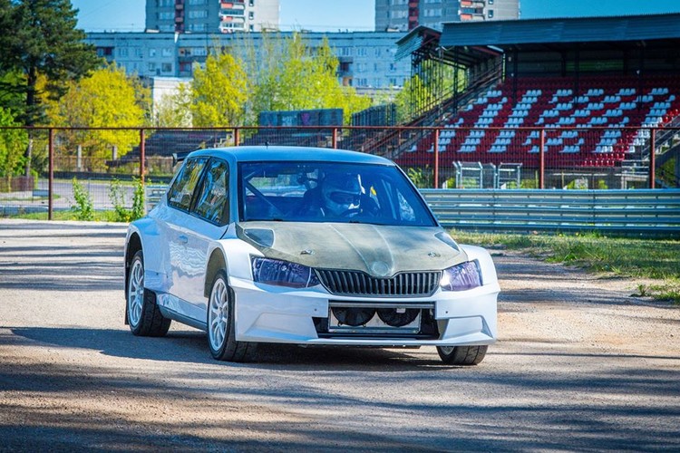 Rallijkrosa testi Biķerniekos