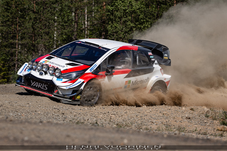 Rovanpera testē 'Toyota Yaris WRC'