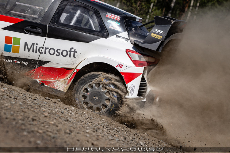 Rovanpera testē 'Toyota Yaris WRC'