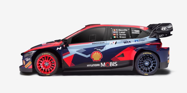 WRC komandas atrāda rallija mašīnu jaunos dizainus