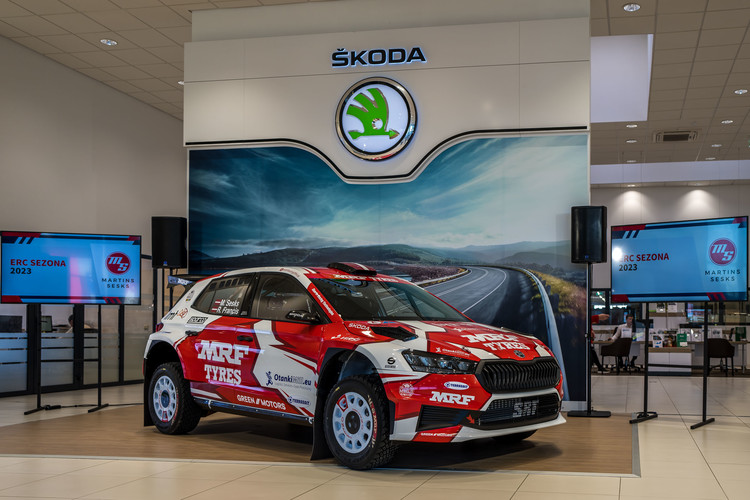 Sesks/Francis atrāda jauno 'Škoda Fabia RS Rally2'