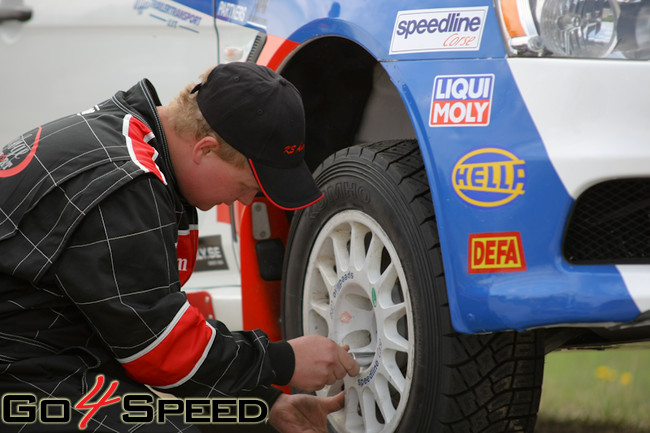 Jocke Nyman testi pirms BTA rally Talsi 2011