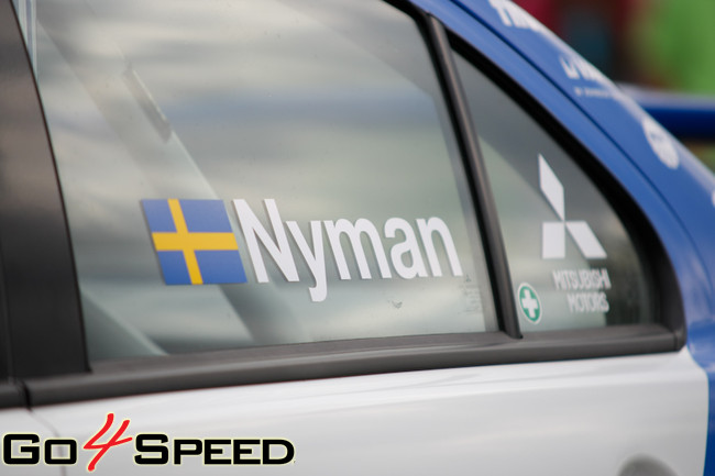 Jocke Nyman testi pirms BTA rally Talsi 2011