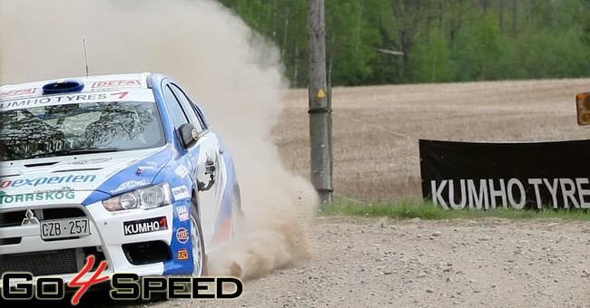 Jocke Nyman testi pirms BTA rally Talsi 2011