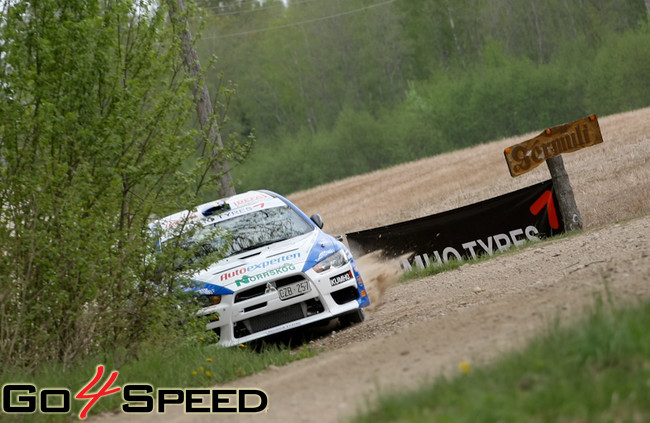 Jocke Nyman testi pirms BTA rally Talsi 2011