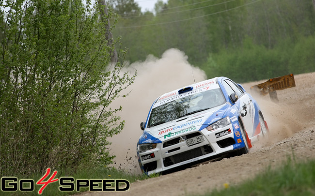 Jocke Nyman testi pirms BTA rally Talsi 2011