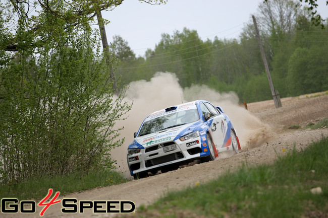 Jocke Nyman testi pirms BTA rally Talsi 2011