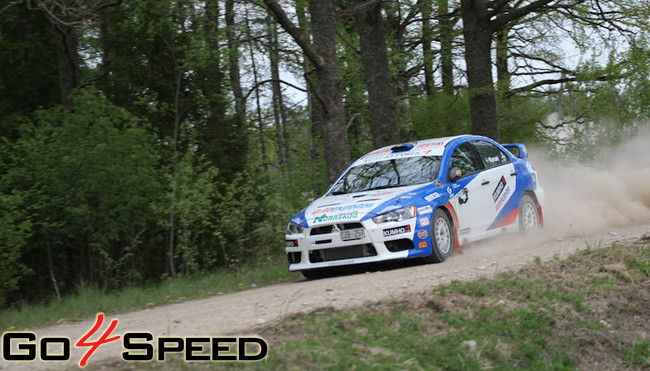 Jocke Nyman testi pirms BTA rally Talsi 2011