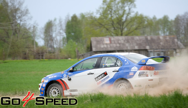 Jocke Nyman testi pirms BTA rally Talsi 2011