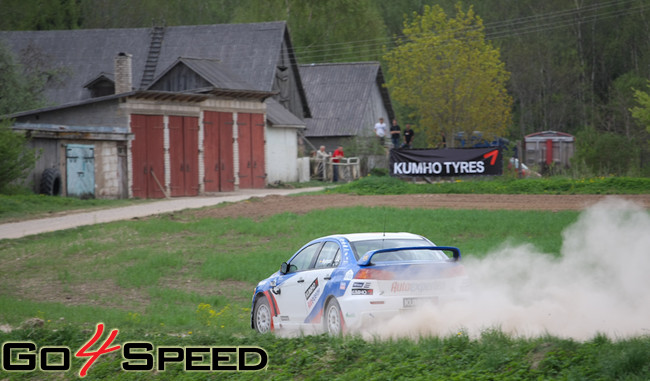 Jocke Nyman testi pirms BTA rally Talsi 2011