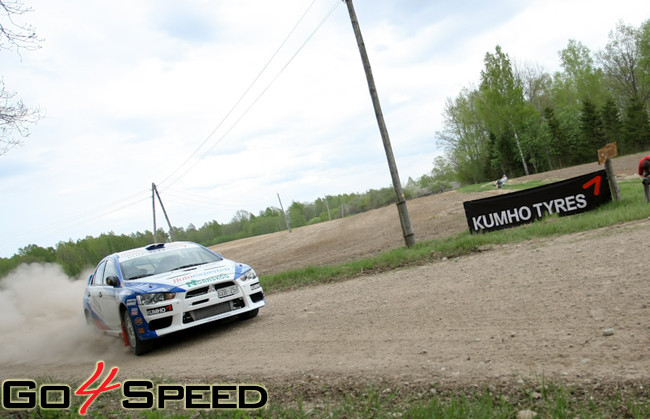 Jocke Nyman testi pirms BTA rally Talsi 2011