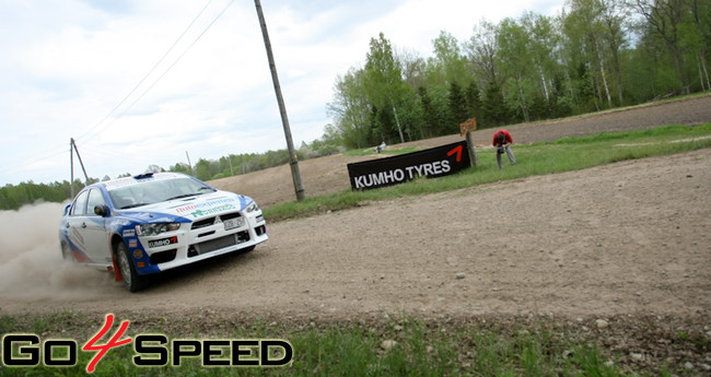 Jocke Nyman testi pirms BTA rally Talsi 2011