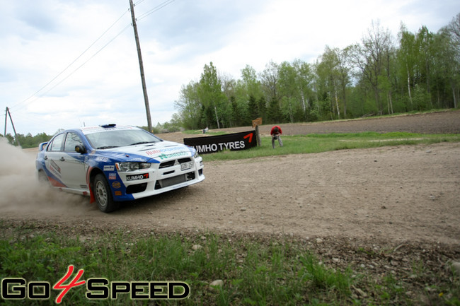 Jocke Nyman testi pirms BTA rally Talsi 2011