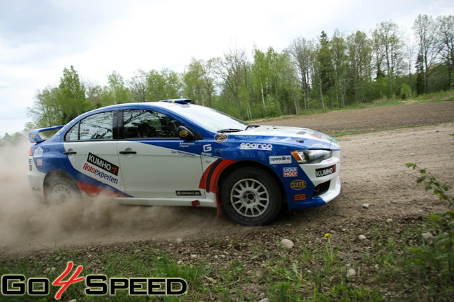 Jocke Nyman testi pirms BTA rally Talsi 2011