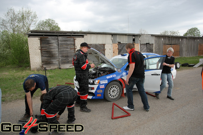 Jocke Nyman testi pirms BTA rally Talsi 2011