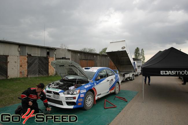 Jocke Nyman testi pirms BTA rally Talsi 2011