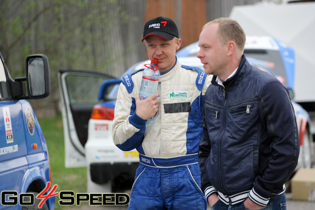 Jocke Nyman testi pirms BTA rally Talsi 2011