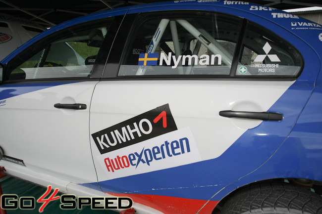 Jocke Nyman testi pirms BTA rally Talsi 2011