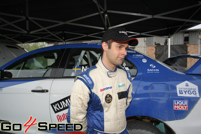 Jocke Nyman testi pirms BTA rally Talsi 2011