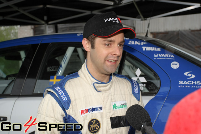 Jocke Nyman testi pirms BTA rally Talsi 2011