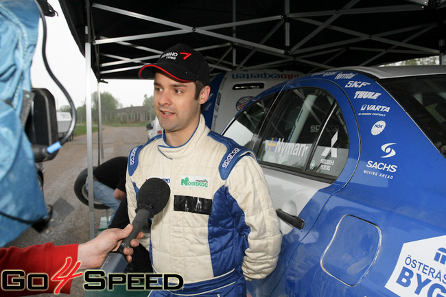 Jocke Nyman testi pirms BTA rally Talsi 2011