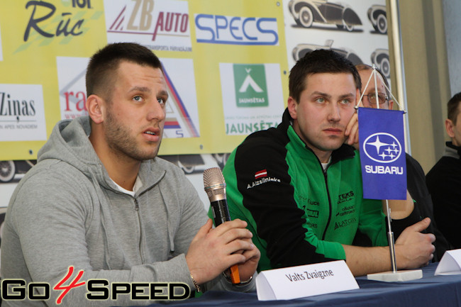 ASRT Rallijs Alūksne preses konference