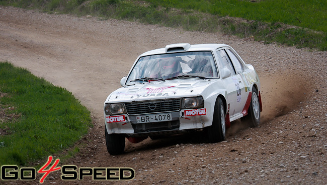 LČ rallijsprintā 3.posms Kalnamuiža