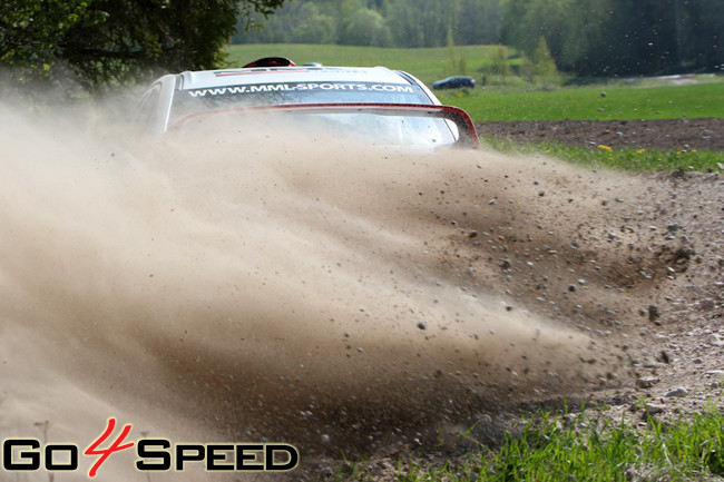 WRC pilots Mads Ostbergs testē N4 rallija mašīnu