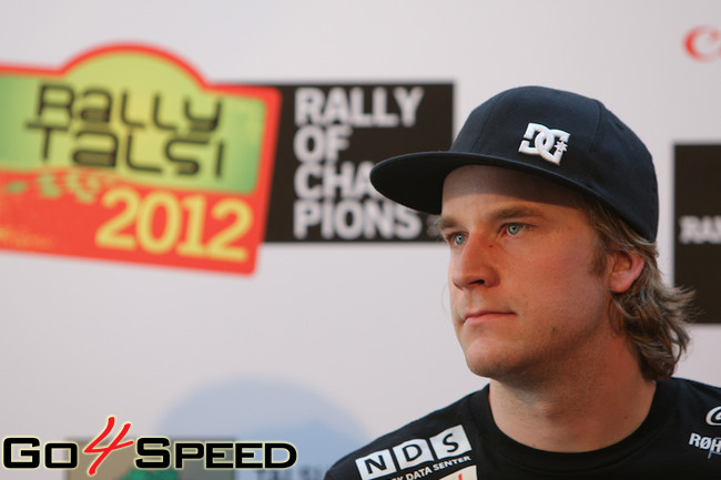 Rally Talsi 2012 preses konference