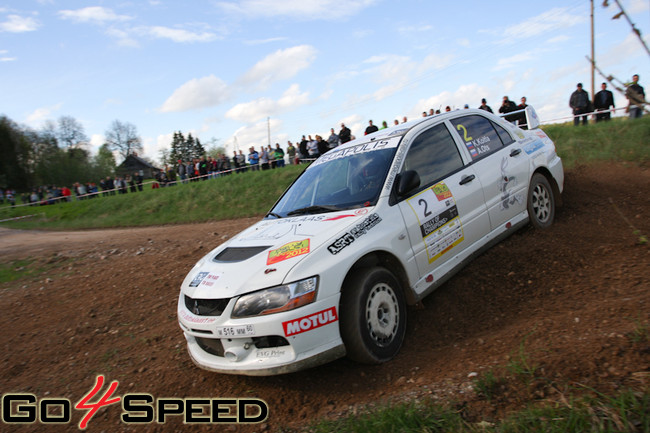 Rally Talsi 2012 testa ātrumposms