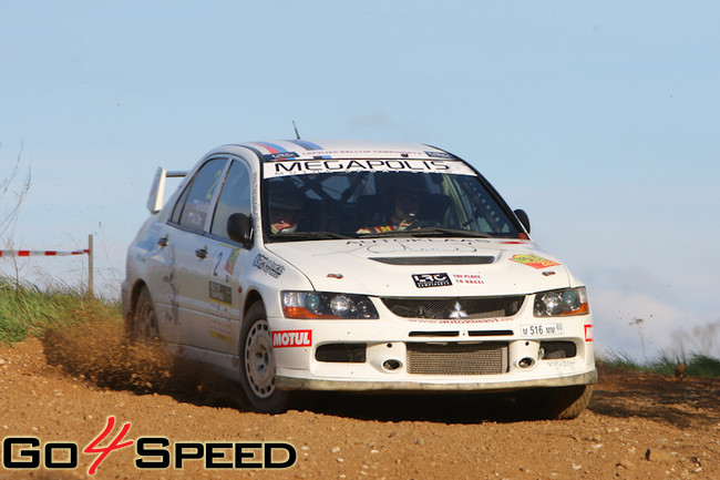 Rally Talsi 2012 testa ātrumposms