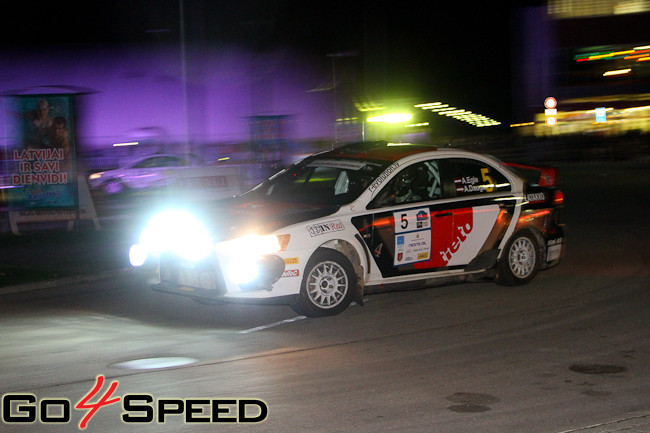 Rallijs Latvija 2012, 1.diena