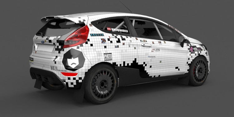 ANB autosports komandas jaunā Ford Fiesta R2 automašīna