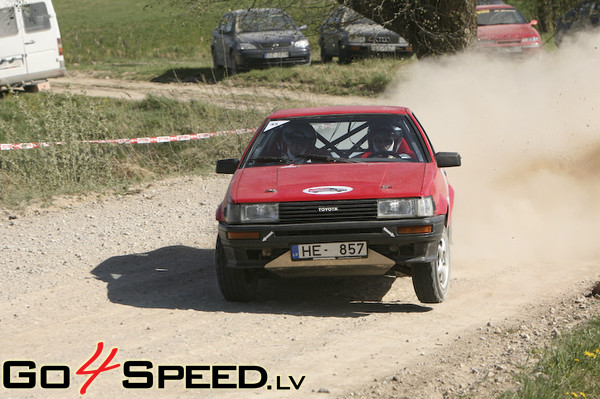 Rallijsprints Kalnamuiža 2009