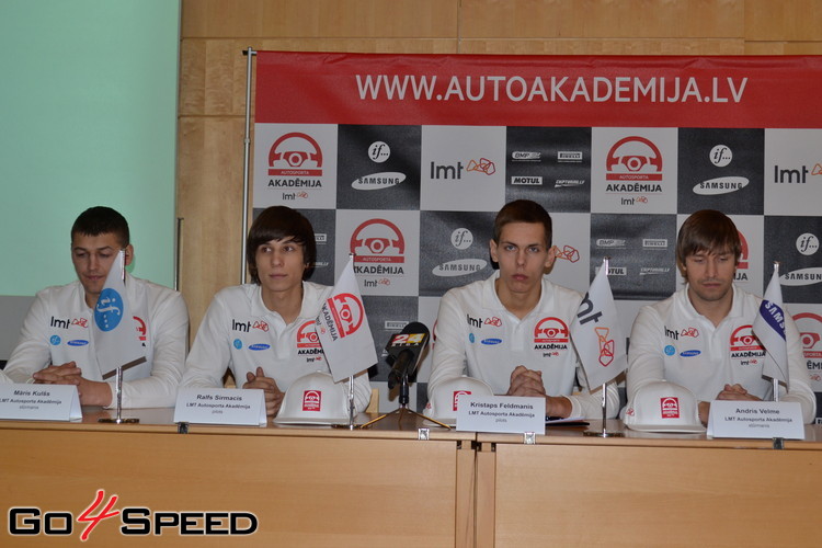 "LMT Autosporta akadēmijas" rallija komandas prezentācija