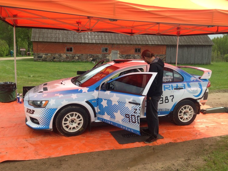 Šlēgelmilhs un Jaunzems gatavojas Talsu rallijam