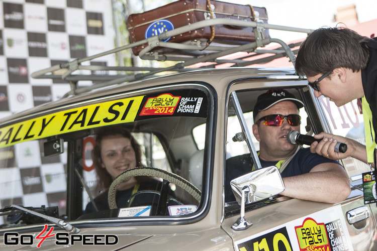 Rally Talsi 2014 atklāšana