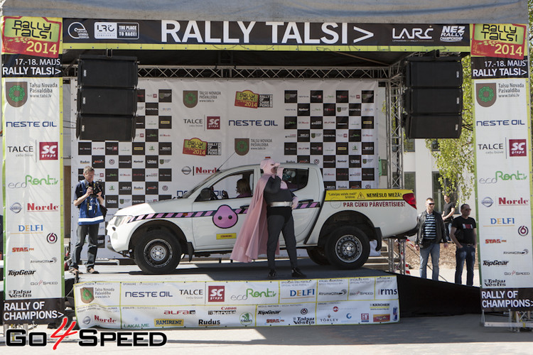 Rally Talsi 2014 atklāšana