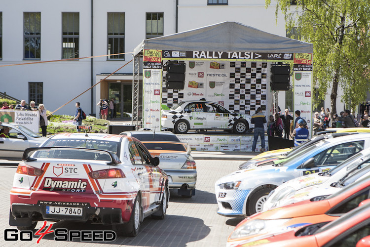 Rally Talsi 2014 atklāšana