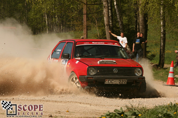 Rallijsprints Kalnamuiža 2008