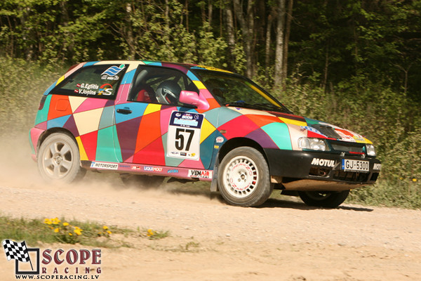 Rallijsprints Kalnamuiža 2008