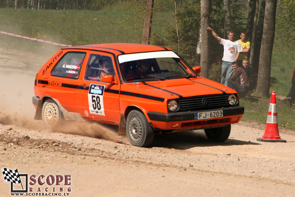 Rallijsprints Kalnamuiža 2008