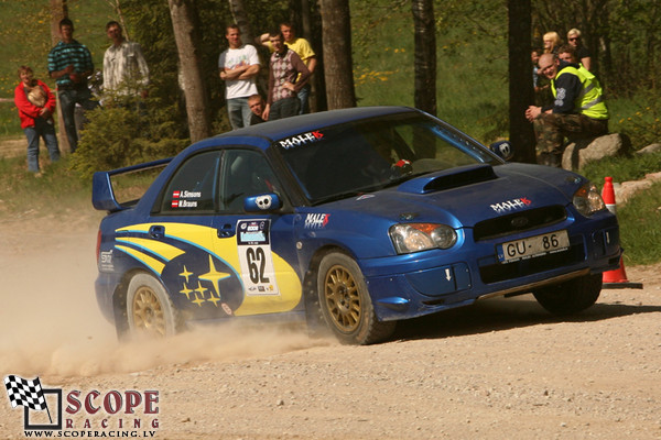 Rallijsprints Kalnamuiža 2008