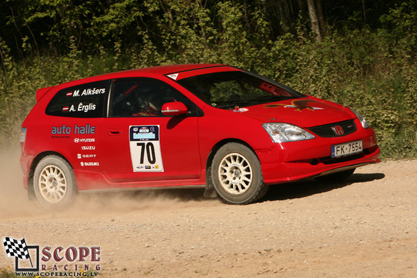 Rallijsprints Kalnamuiža 2008