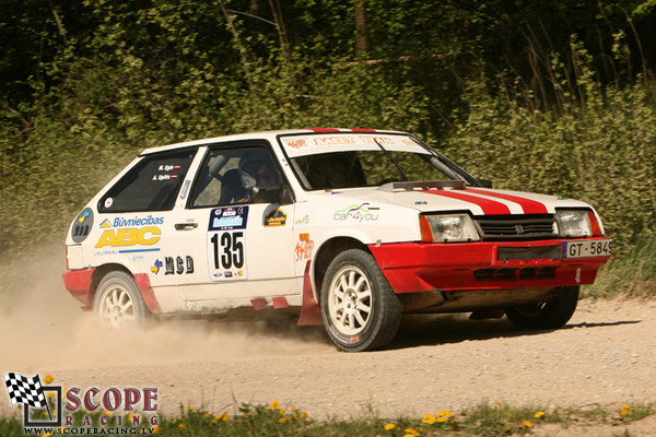 Rallijsprints Kalnamuiža 2008